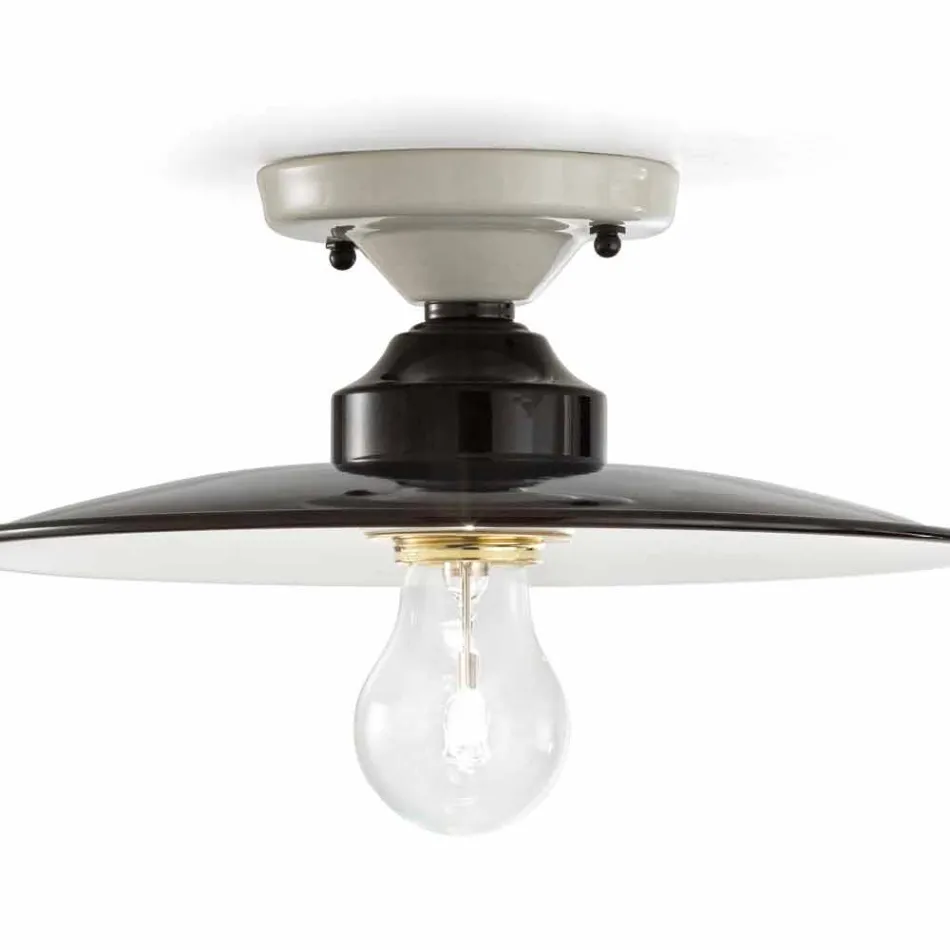 designer ceiling light polished ceramic Jane Ferroluce Viadurini