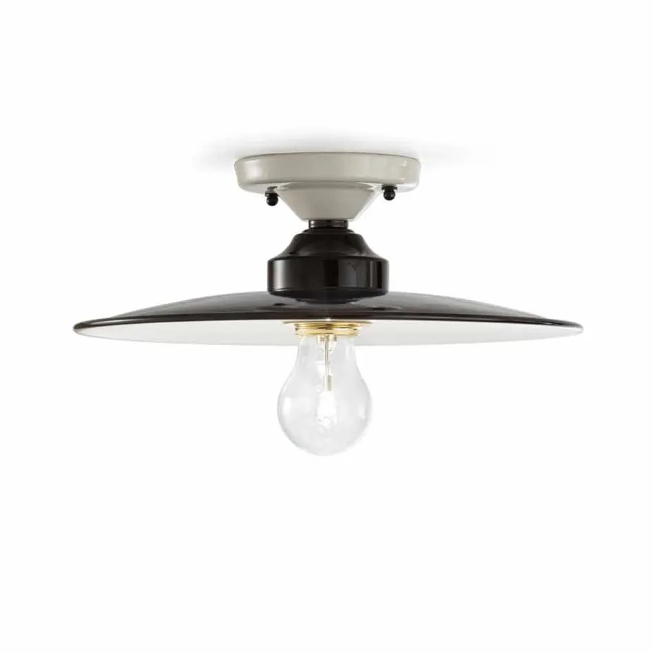 designer ceiling light polished ceramic Jane Ferroluce Viadurini