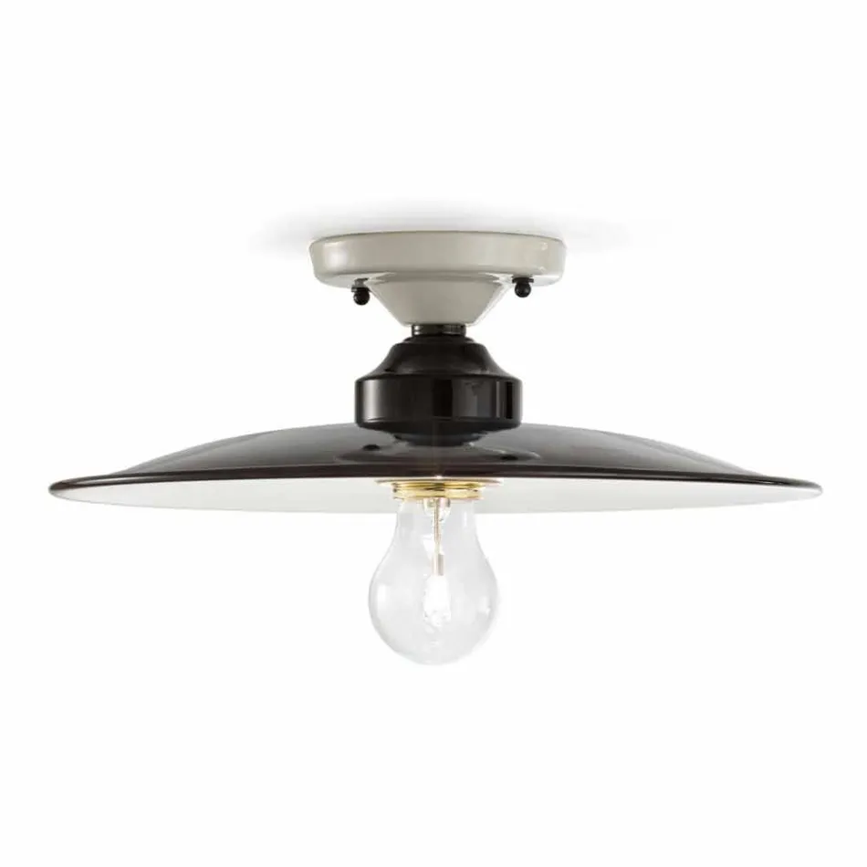 designer ceiling light polished ceramic Jane Ferroluce Viadurini