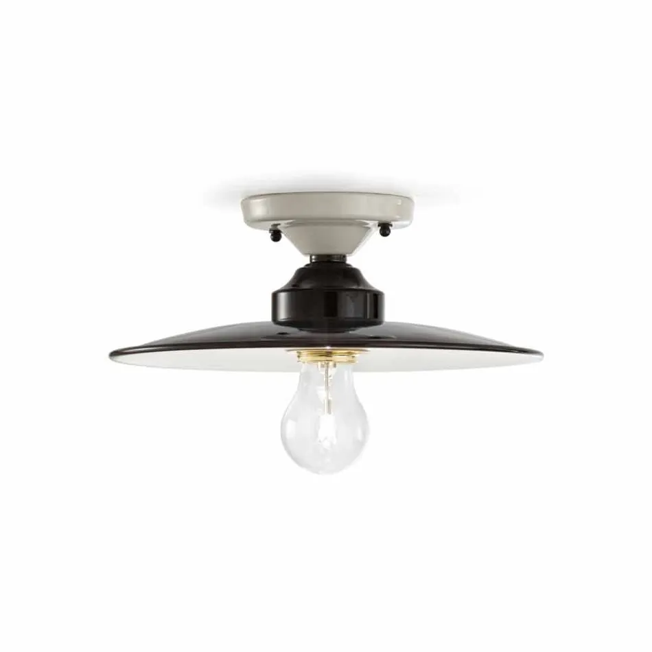 designer ceiling light polished ceramic Jane Ferroluce Viadurini