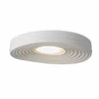 Modern Design Lounge Ceiling Lamp in Matt White Plaster - Licorice Viadurini
