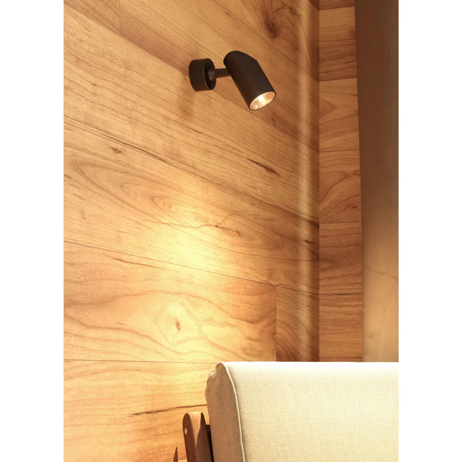 Adjustable Spotlight Ceiling Light in White or Black Aluminium 4 Pieces - Lazzaro Viadurini