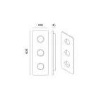 Ceiling Lamp in Tuscan Majolica Handmade in Italy - Toscot Vivaldi Viadurini