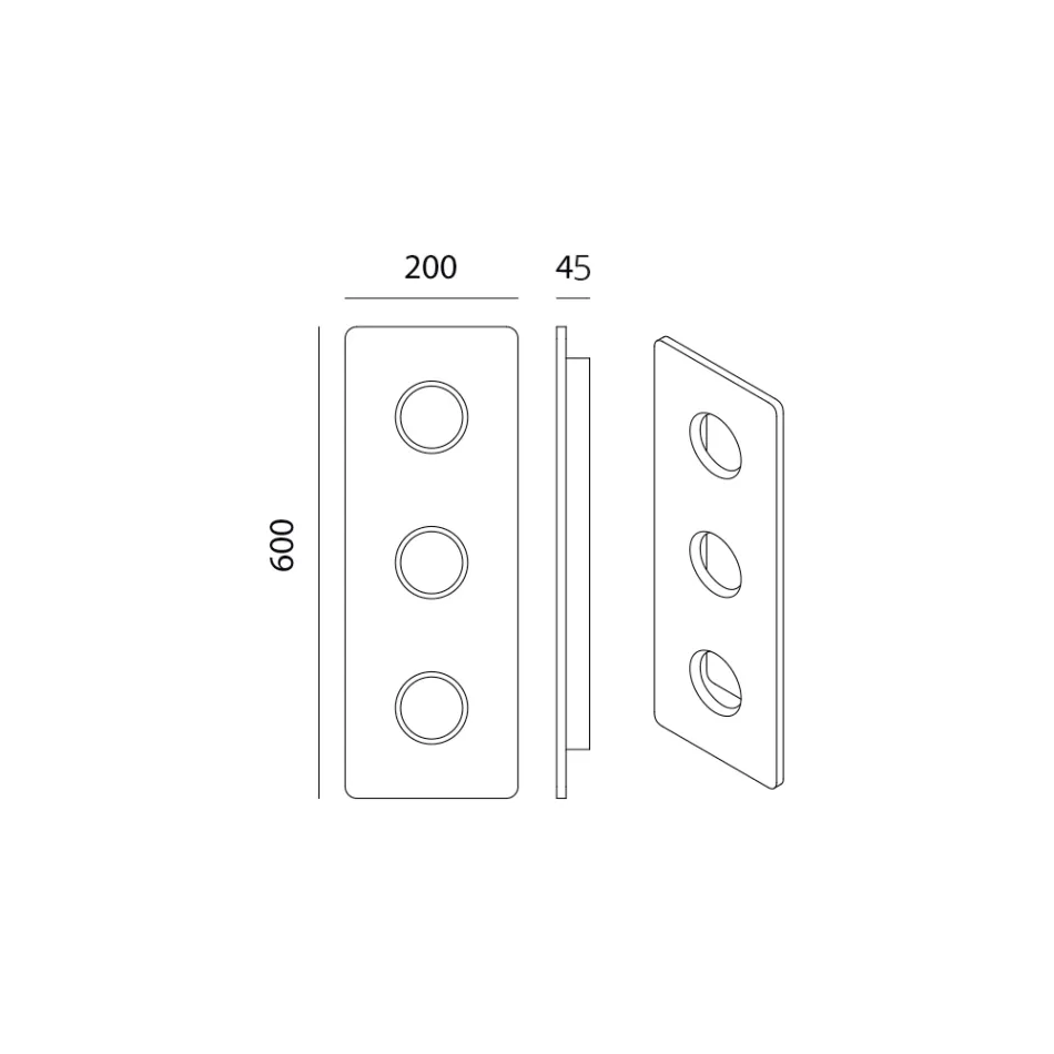 Ceiling Lamp in Tuscan Majolica Handmade in Italy - Toscot Vivaldi Viadurini