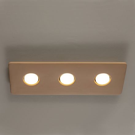 Ceiling Lamp in Tuscan Majolica Handmade in Italy - Toscot Vivaldi Viadurini