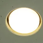 Glazed Tuscan Majolica Ceiling Lamp Made in Italy - Toscot Vivaldi Viadurini