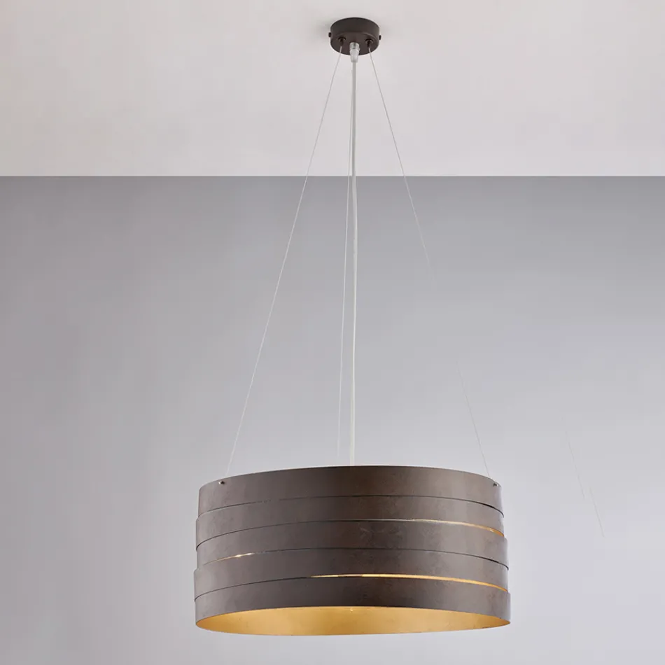 Metal and glass ceiling light for a diffused, harmonious light – Melograno Viadurini