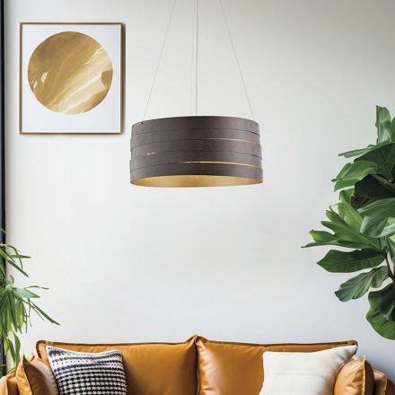 Metal and glass ceiling light for a diffused, harmonious light – Melograno Viadurini