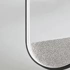 Ceiling Lamp in Painted Metal and Removable Insert in Granulated Glass - Catalpa Viadurini