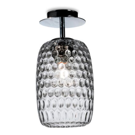 Venetian Glass Ceiling Light with Various Finishes Made in Italy - Sibilla Viadurini