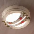 Ceiling or Wall Lamp for Outdoor in Hand Painted Aluminium - Brindisi Viadurini