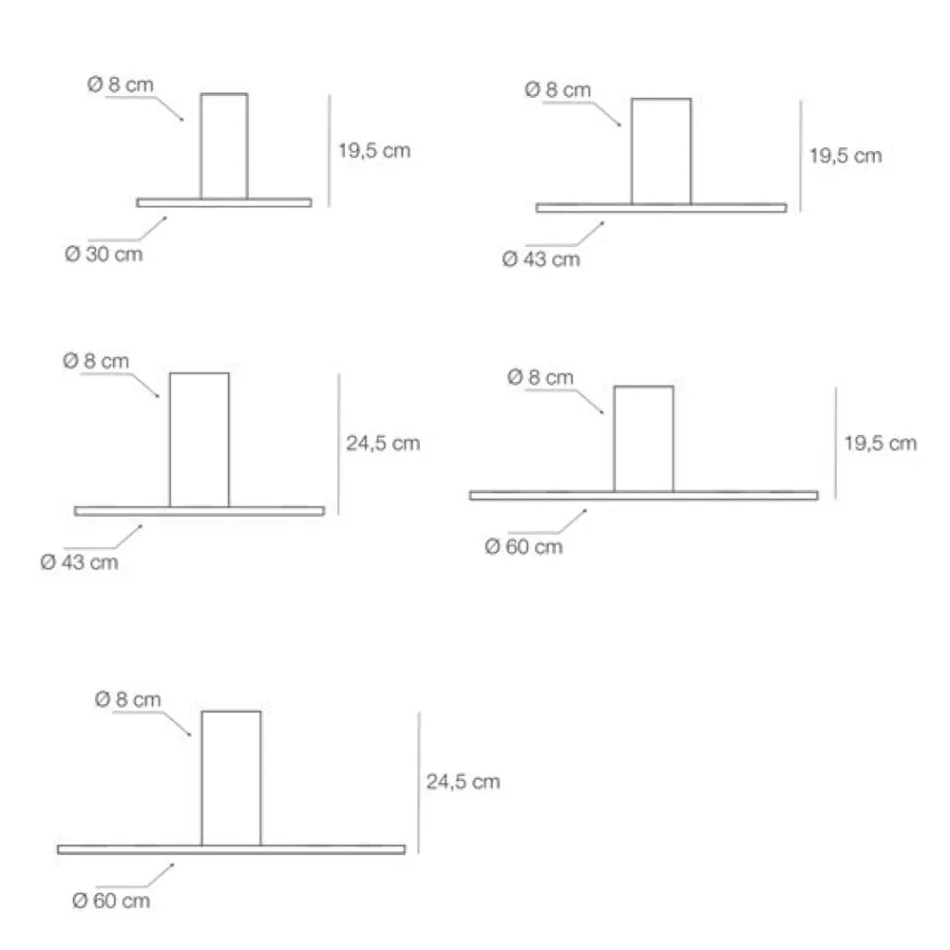 Ceiling Light Made of Metal in Various Finishes and Sizes - Lights Viadurini