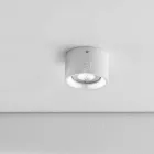 Round Led ceiling plaster and cement Nadir 8 Aldo Bernardi Viadurini