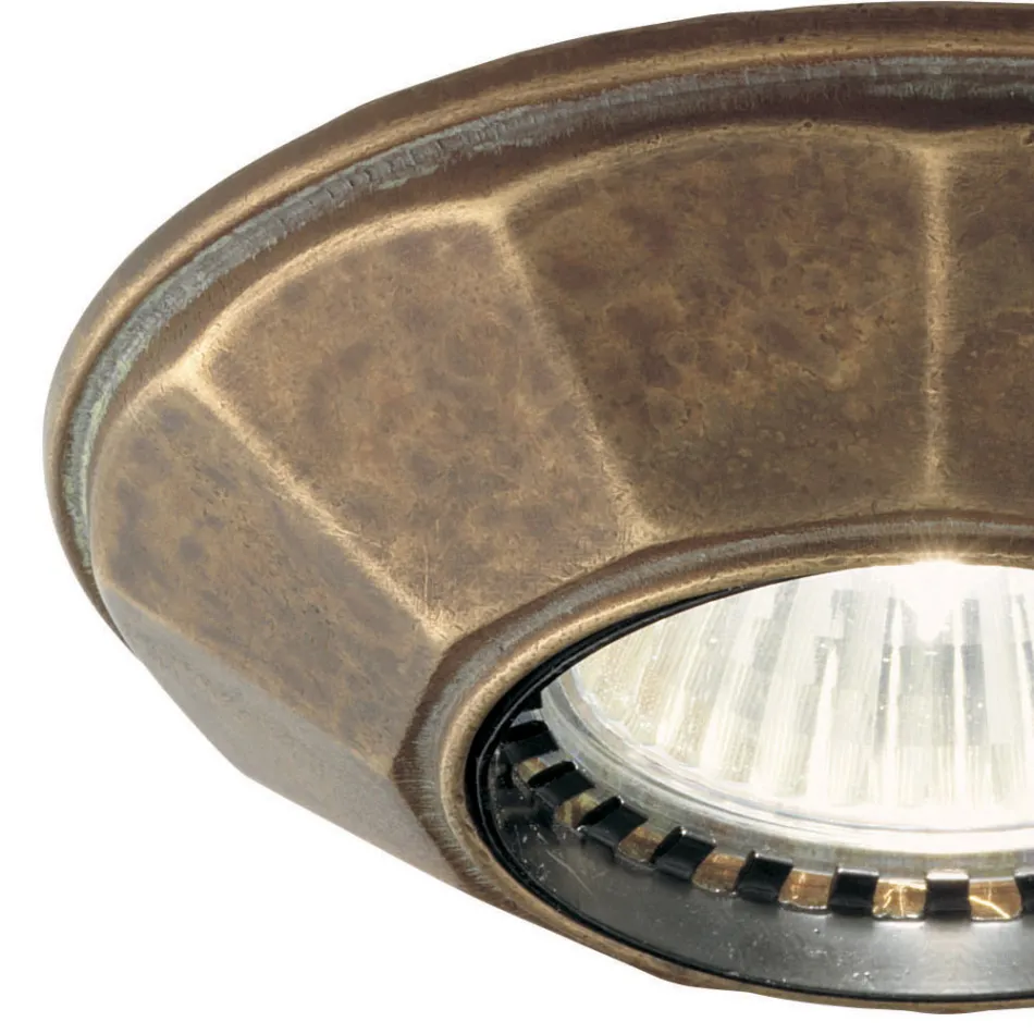 Protruding Brass Ceiling Light Made in Italy - Small Viadurini
