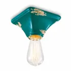 Ceiling ceramic vintage square base Ashley Ferroluce Viadurini