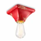 Ceiling ceramic vintage square base Ashley Ferroluce Viadurini