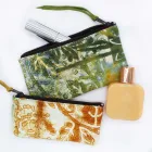 Artistic Hand Printed Clutch Bag, Unique Piece in Cotton, 2 Pieces - Viadurini by Marchi Viadurini