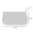 Artistic Hand Printed Clutch Bag, Unique Piece in Cotton, 2 Pieces - Viadurini by Marchi Viadurini