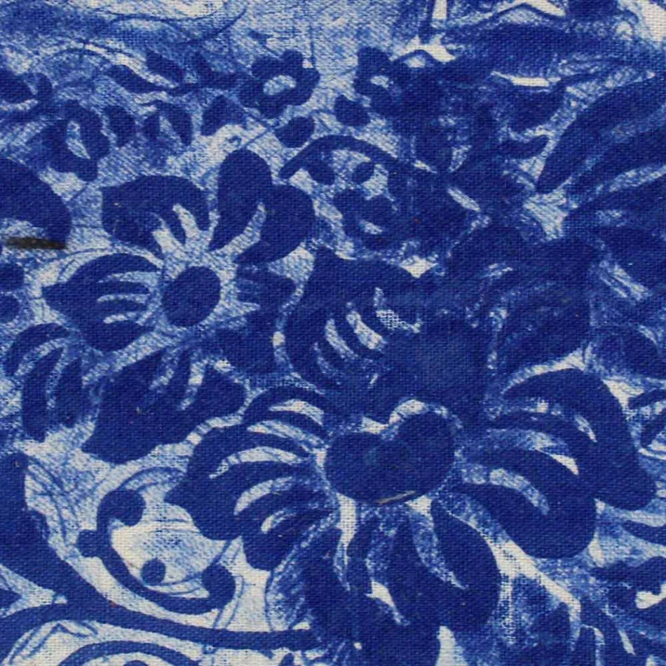 Artistic Hand Printed Clutch Bag, Unique Piece in Cotton, 2 Pieces - Viadurini by Marchi Viadurini