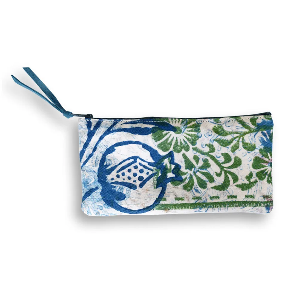 Artistic Hand Printed Clutch Bag, Unique Piece in Cotton, 2 Pieces - Viadurini by Marchi Viadurini