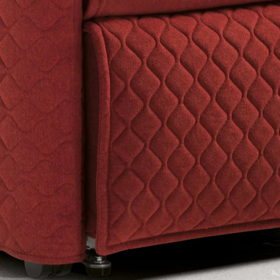 Lift Chair with 2 Motors and Lift/Relax/Bed Functions Made in Italy - Giorgia Viadurini