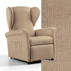 Lift Armchair with Lift, Relax and Bed Functions Made in Italy - Talita Viadurini