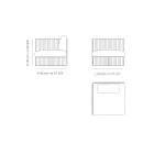 Right Corner Outdoor Armchair in Aluminium and Straps Made in Italy - Juliediv Viadurini