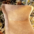 Design bergére armchair in fabric Grilli Wilde 100 % made in Italy Viadurini