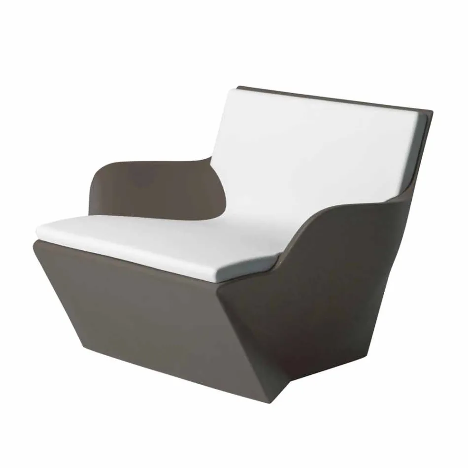 Armchair with armrests Slide Kami Modern design made in Italy Viadurini