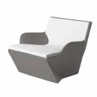 Armchair with armrests Slide Kami Modern design made in Italy Viadurini