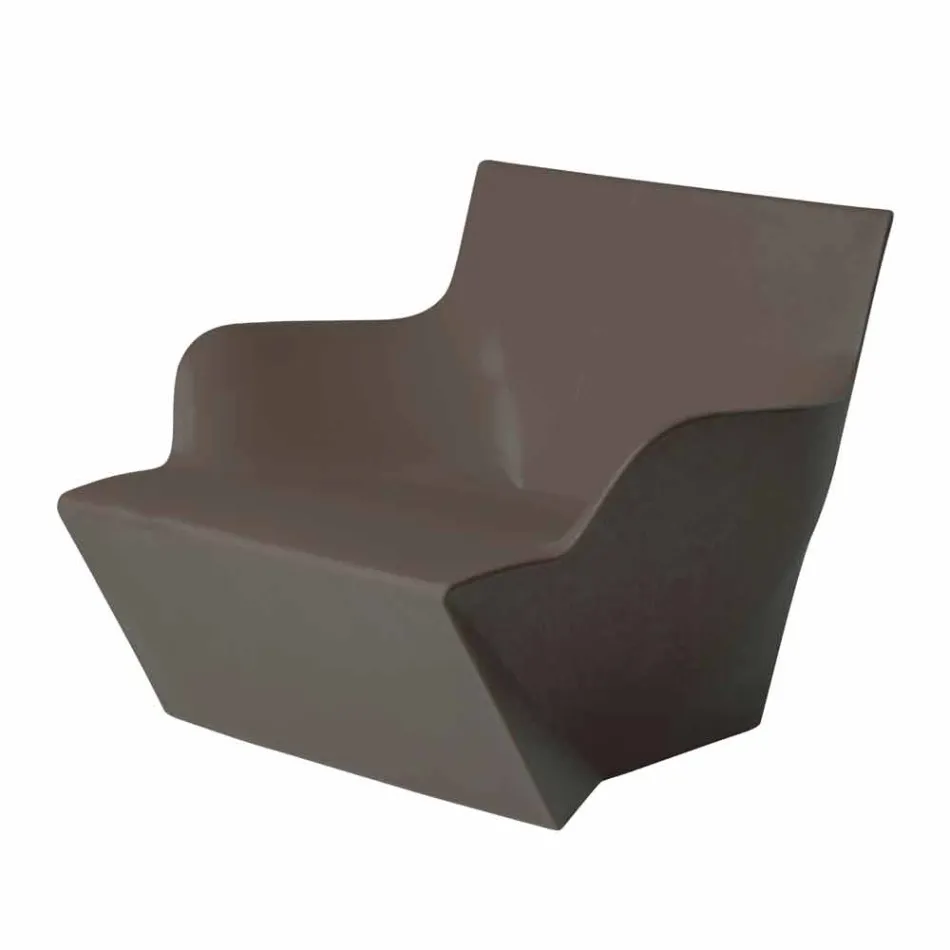 Armchair with armrests Slide Kami Modern design made in Italy Viadurini