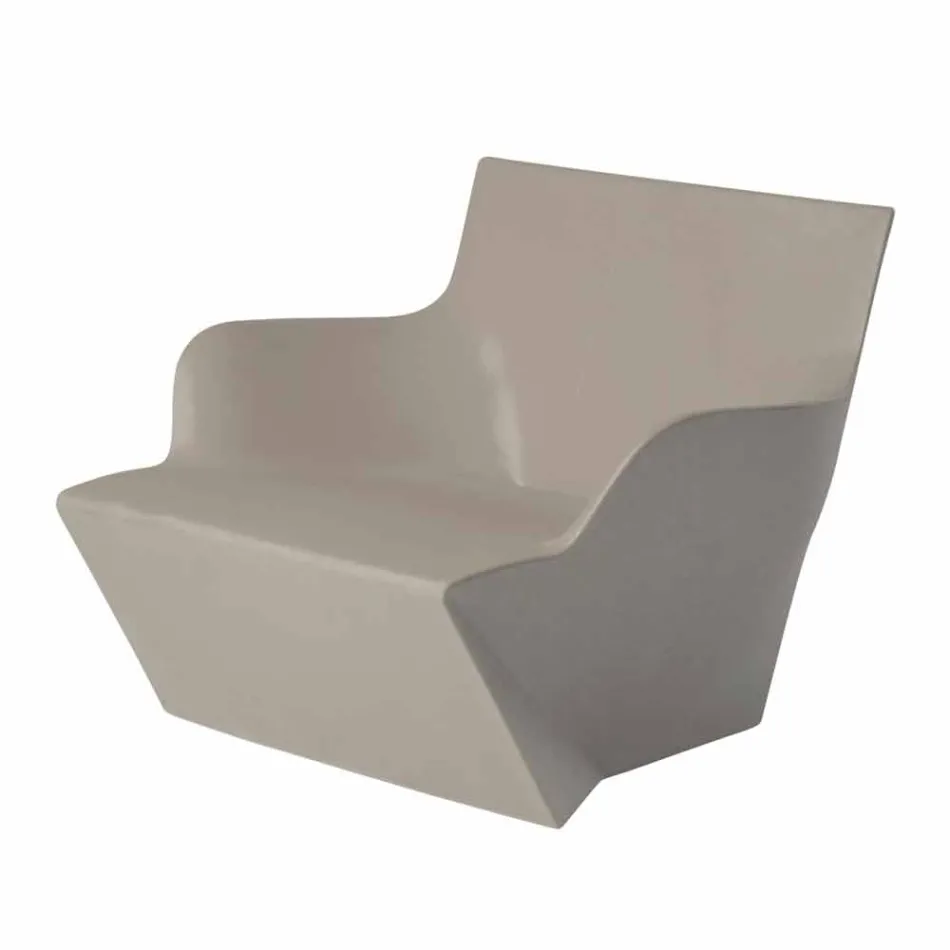 Armchair with armrests Slide Kami Modern design made in Italy Viadurini