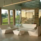 Armchair with armrests Slide Kami Modern design made in Italy Viadurini