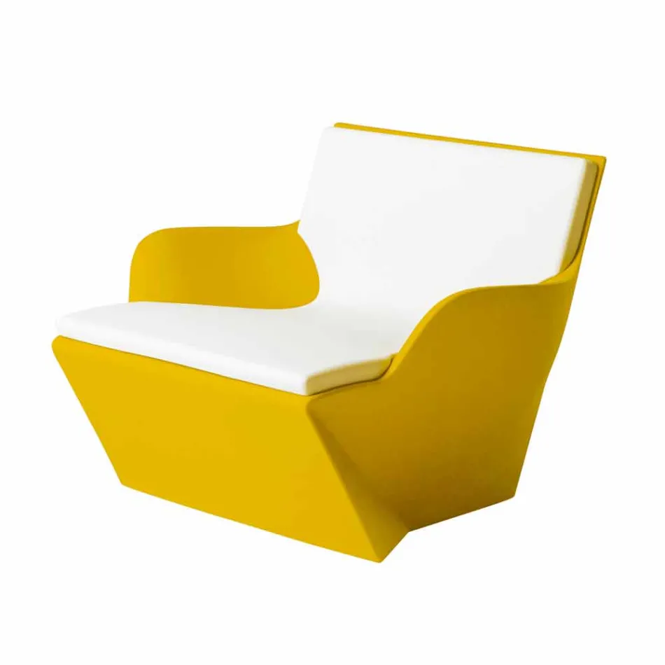 Armchair with armrests Slide Kami Modern design made in Italy Viadurini