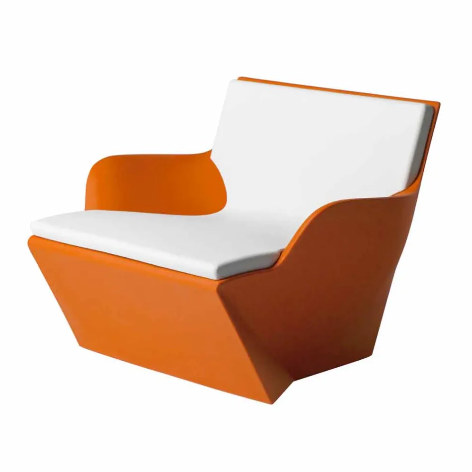 Armchair with armrests Slide Kami Modern design made in Italy Viadurini