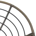 Armchair with Aluminium Frame Covered with Polyrattan and Coffee Table - Puntina Viadurini