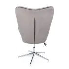 Armchair with Adjustable Structure in Chromed Steel and Velvet - Giulia Viadurini