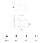 Outdoor Armchair with Polyethylene Armrests - Pool Viadurini