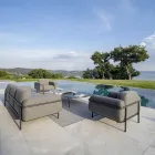 Outdoor Armchair in Steel and Polypropylene Made in Italy - Astrid Viadurini