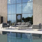 Outdoor Armchair in Steel and Polypropylene Made in Italy - Astrid Viadurini