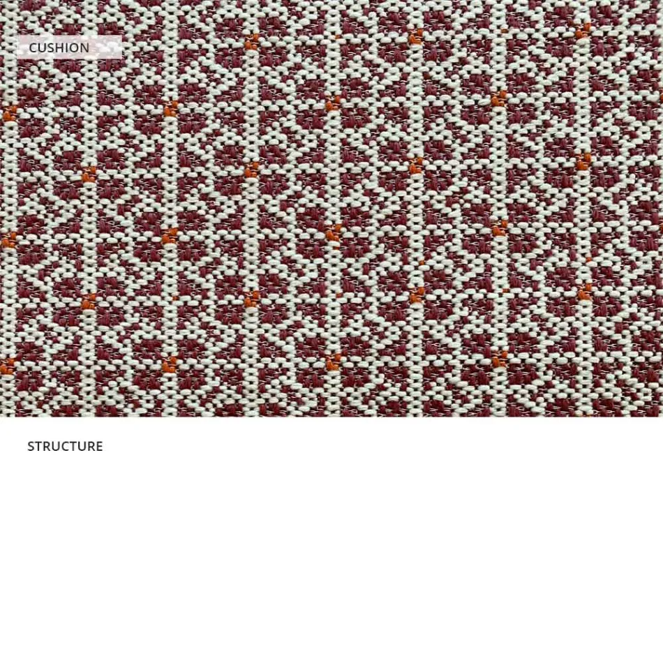 Outdoor Metal Armchair with Luxury Cushion Made in Italy - Karol Viadurini