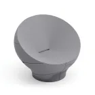 Polyethylene Outdoor Armchair Available in Various Colours - Towel Viadurini