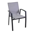 Outdoor Armchair Made of Aluminium and Textilene - Map Viadurini