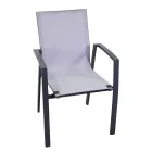 Outdoor Armchair Made of Aluminium and Textilene - Map Viadurini