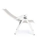 Reclining Outdoor Armchair with Aluminium Structure, Homemotion - Ursula Viadurini