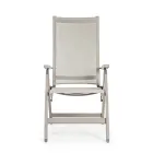 Reclining Outdoor Armchair with Aluminium Structure, Homemotion - Ursula Viadurini