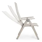 Reclining Outdoor Armchair with Aluminium Structure, Homemotion - Ursula Viadurini