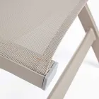 Reclining Outdoor Armchair with Aluminium Structure, Homemotion - Ursula Viadurini