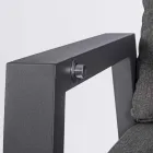 Reclining Outdoor Armchair in Fabric and Aluminium, 2 Pieces - Nathy Viadurini