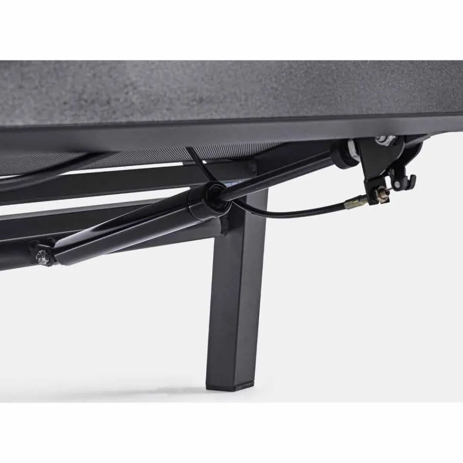 Reclining Outdoor Armchair in Fabric and Aluminium, 2 Pieces - Nathy Viadurini